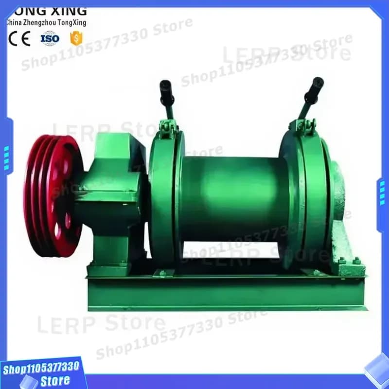 Custom Electric Anchor Winch 5KN to 200KN Lifting Capacity Diesel Engine Gearbox for Boat 30M 1000M Height 1T 3T Heavy Duty
