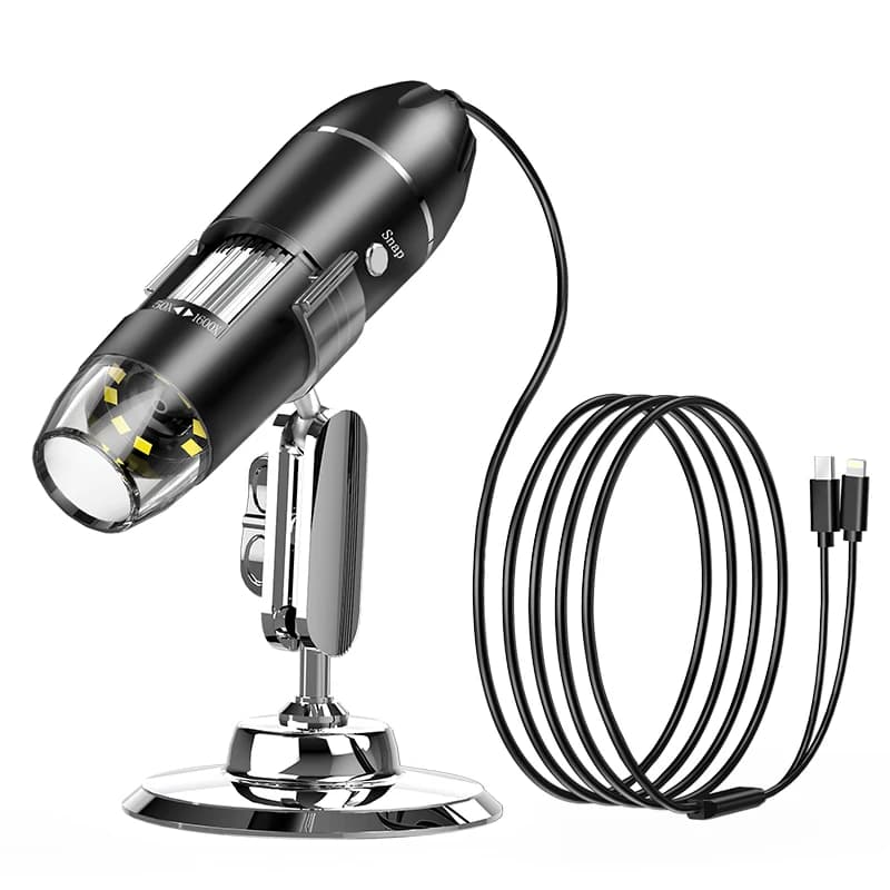 Microscopio Elettronico Stereo Tascabile USB X6D 2-in-1 Digitale per Riparazione Telefoni Cellulari
