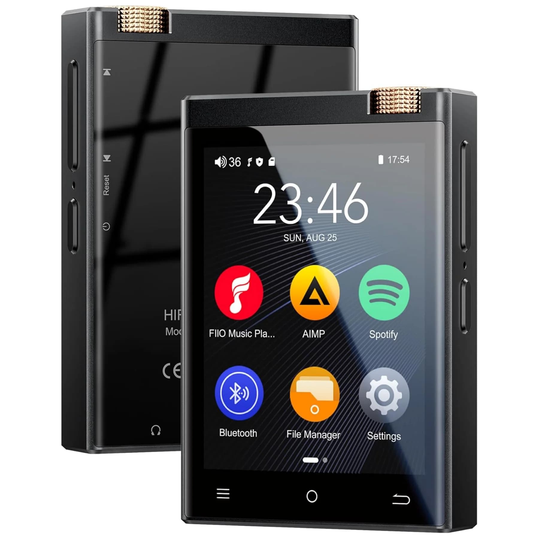 HiFi MP3 Player with Bluetooth and WiFi, Oilsky Lossless DSD High-Resolution Digital Audio Music Player, High-Resolution Portable Audio Player with 64GB Card, Supports up to 1TB