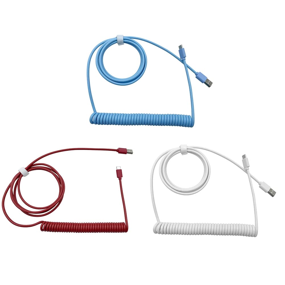 Cavo dati per tastiera meccanica per computer, cavo a spirale Aviator, da Type-C a USB