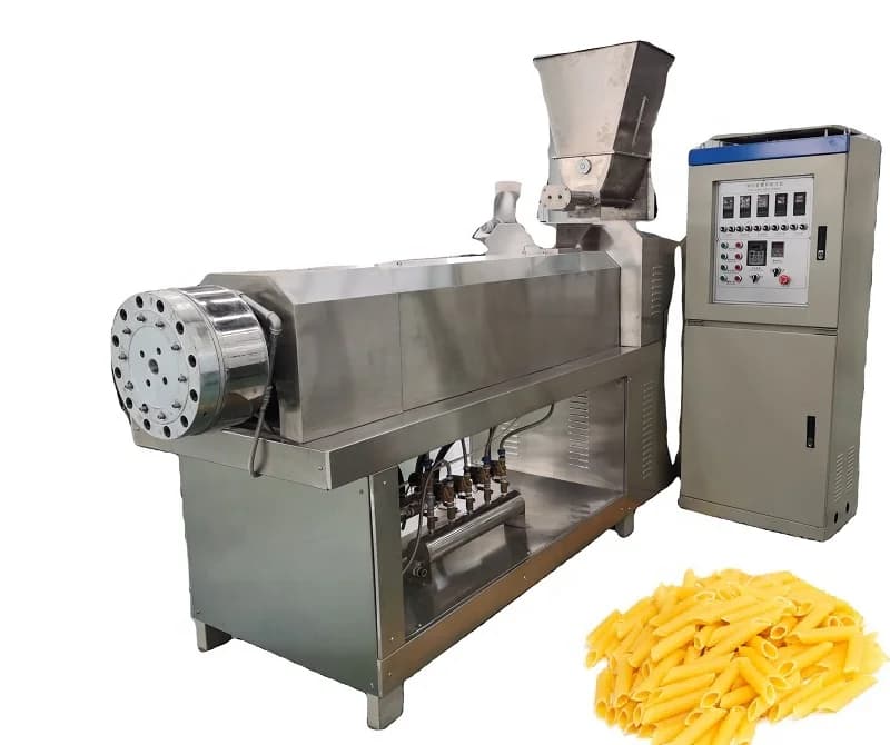 Forte motore secco Italia Noodle Spaghetti Produzione estrusore e macchine per la produzione di pasta di mais per realizzare macaroni freschi