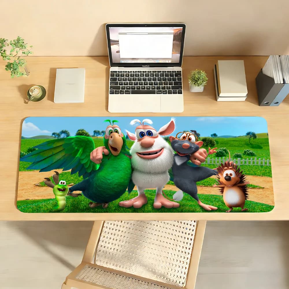 Cartoon Anime B-Booba Mouse Pad Tappetino per mouse in gomma antiscivolo per computer portatile Tappetino per mouse per giocatori Decoracion Desk Mat