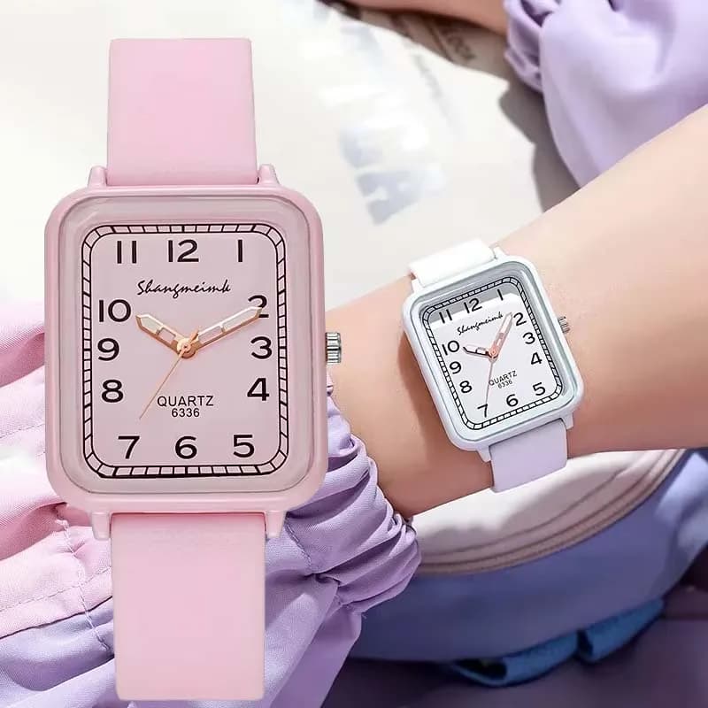 Women's Brand Watches Women's Quartz Watch with Fashion Silicone Strap Women's Luxury Gift Wrist Watch Relojes Para Mujer Dropshipping