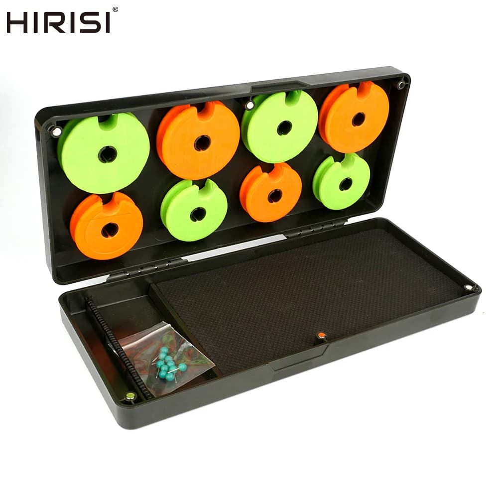 Hirisi Carpa Fishing Equipment Organizer Box with EVA Foam, Portable Housing for Terminal Accessories, W537 Lesson Wrap