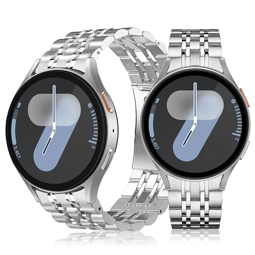 Cinturino in metallo per Samsung Galaxy watch 7 FE 6 5/5 Pro 44 40mm Cinturino in acciaio inossidabile Orologio 6 classico 47/43mm Cinturino di lusso Correa