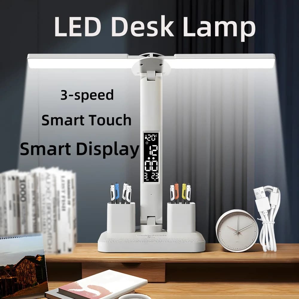40 LED Desk Lamp Rechargeable with Touch Control, Office and Studio Table Lamp, Night Light from Comodin, Atmosphere Lamp for Decorating Camera