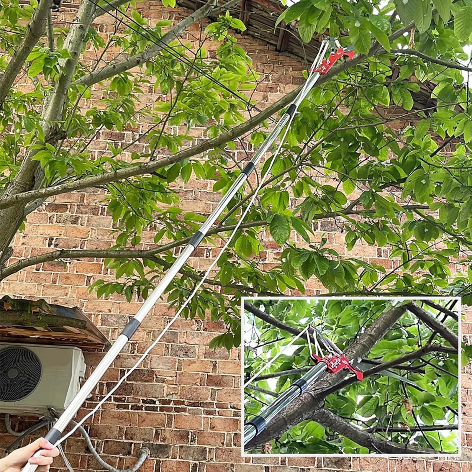 Professional 13 Foot Power Scissors with Handle, for Cutting Fruit Trees and Fruit Harvests