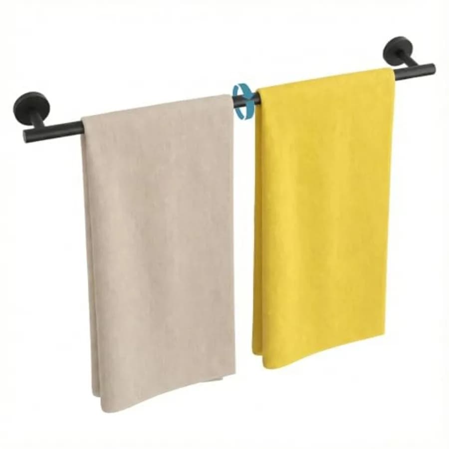 Towel Bar, 24 Inch Towel Racks for Bathroom Wall Mounted, SUS304 Stainless Steel Bathroom Towel Holder, Modern Home Decor Towel