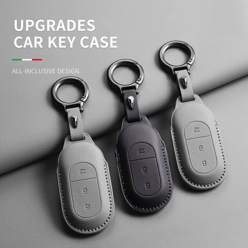 Leather Key Case Cover for Leapmotor C11 C01 C10 C16 Leapmotors B01 B10 A10 Lafa 5 Car Remote Key Digital NFC Key Card