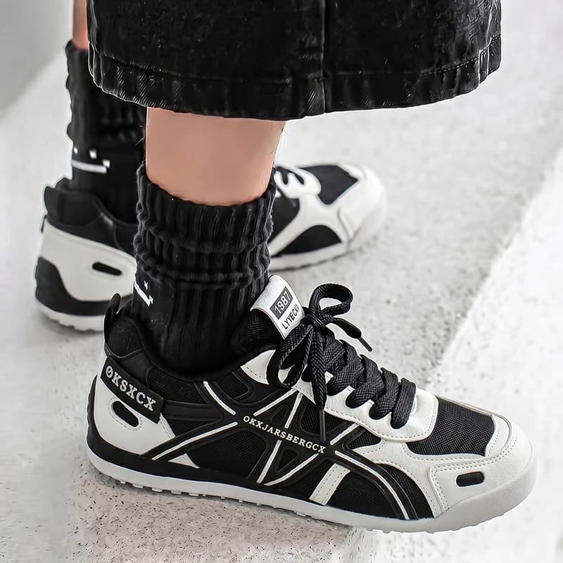 Men's Casual Sneakers Summer Thick Soled Men's Shoes Soft and Comfortable Non-slip Outdoor Fashion Board Shoes Casual Shoes