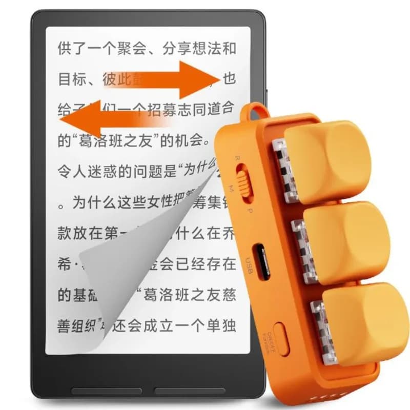 HanLinYue Free3 Mni Tastiera wireless Cercapersone Bluetooth Lettore di e-book Telefoni cellulari Telecomando Libro di carta elettronico Regali