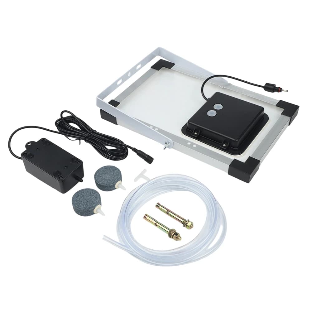 Ossigenatore Solare per Laghetto 5W, Pompa di Ossigeno per Acquario con Pannello Solare Regolabile e Manutenzione Semplificata