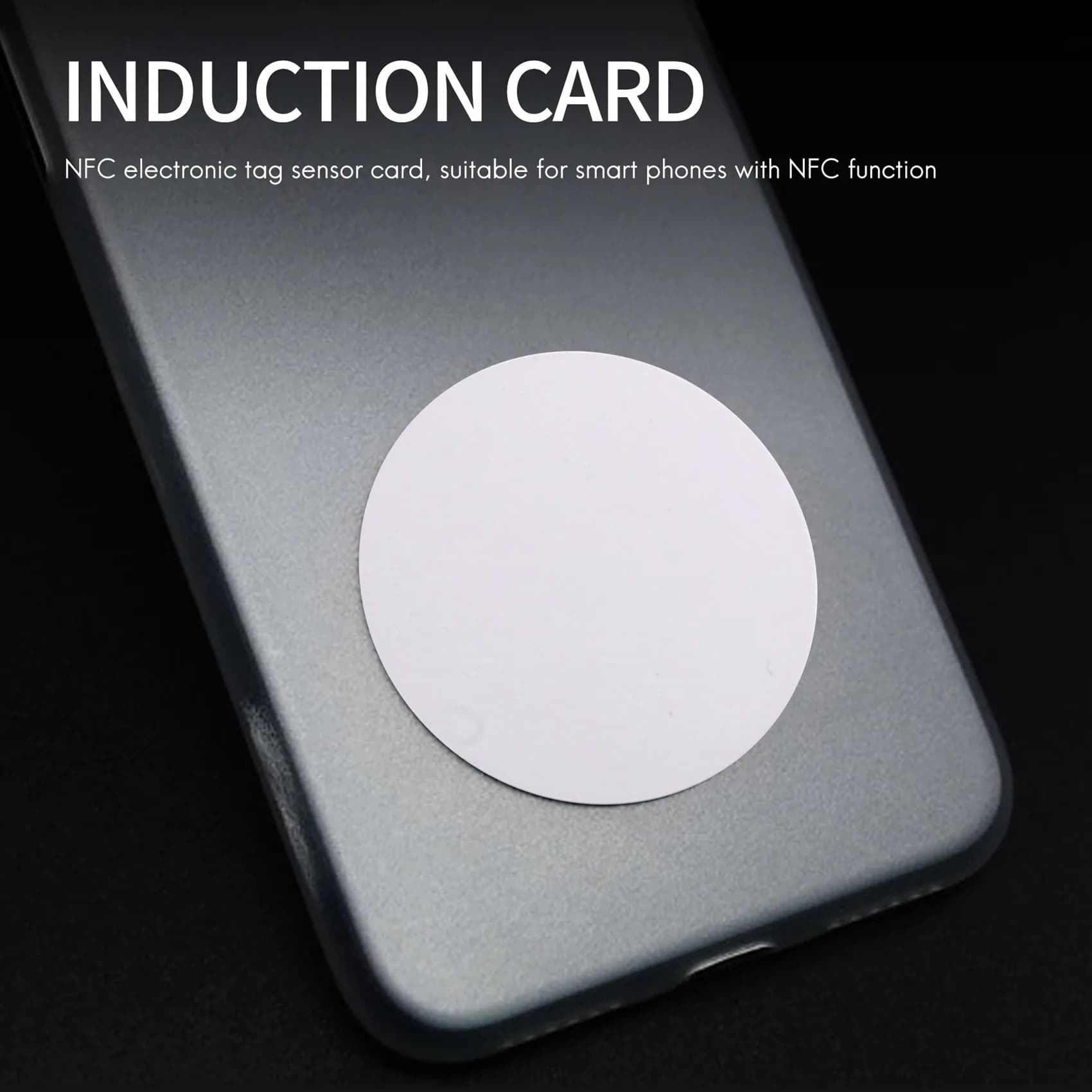 Scheda di induzione 10 pezzi NFC per chiave TAG Moneta Ntag215 13,56 MHz NTAG 215 Etichetta universale RFID Etichette ultraleggere Etichette Telefono