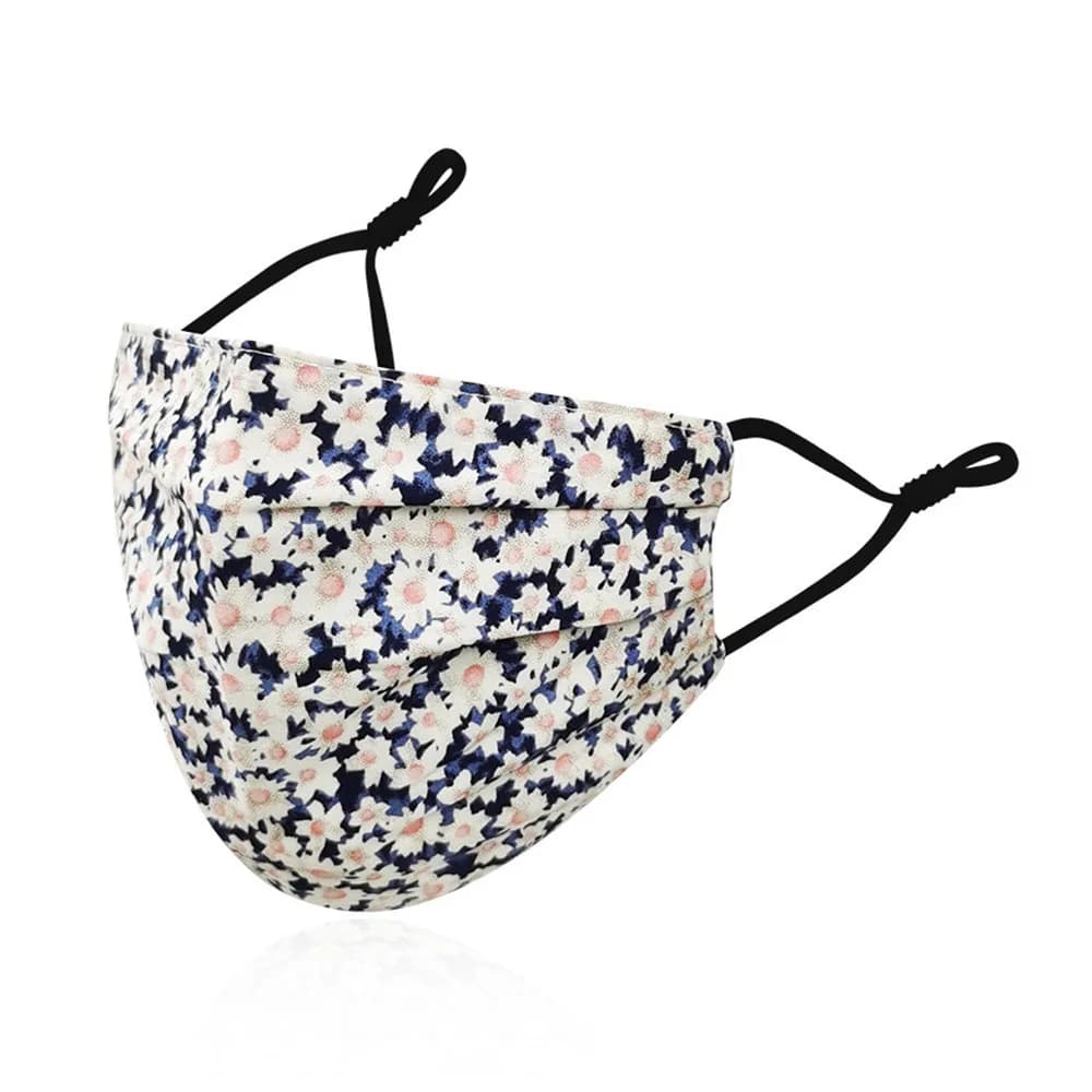 Breathable cotton print mask for sunscreen reusable anti-uv face mask breathable and washable for outdoor sports skin