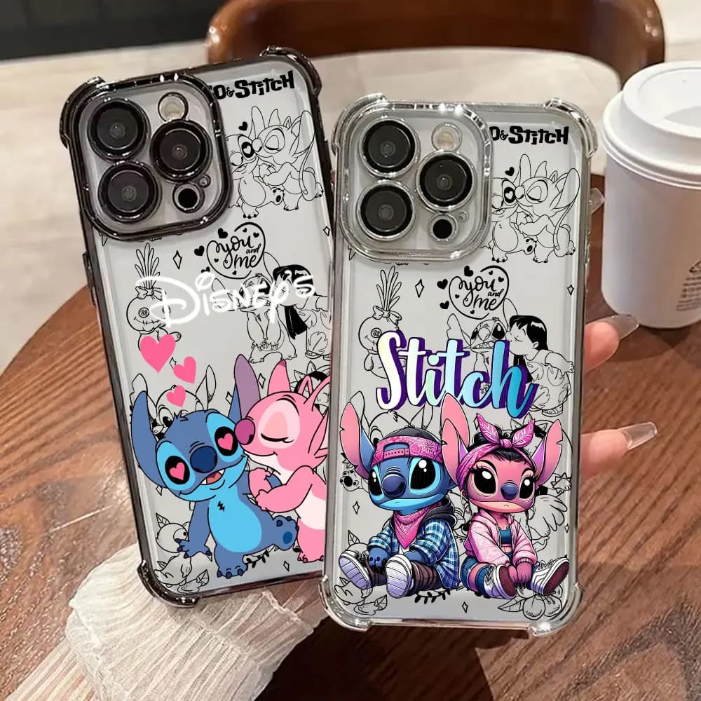 Cover Protettiva Morbida in Silicone Stitch Angel Lilo per Xiaomi Poco X8 Pro Max, X5, X6, X7, F4, F7 Pro, F8 Ultra, M7, X8Pro