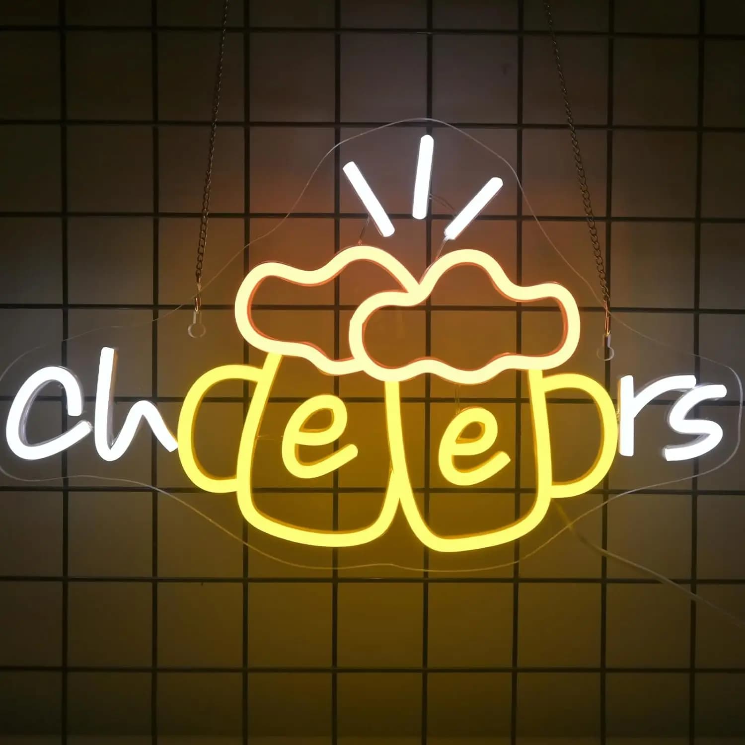 Insegna al Neon LED USB Dimmerabile a Forma di Boccale da Birra per Bar, Ristoranti, Feste, Decorazione Murale, Man Cave, Speakeasy, Regalo per Amanti della Birra