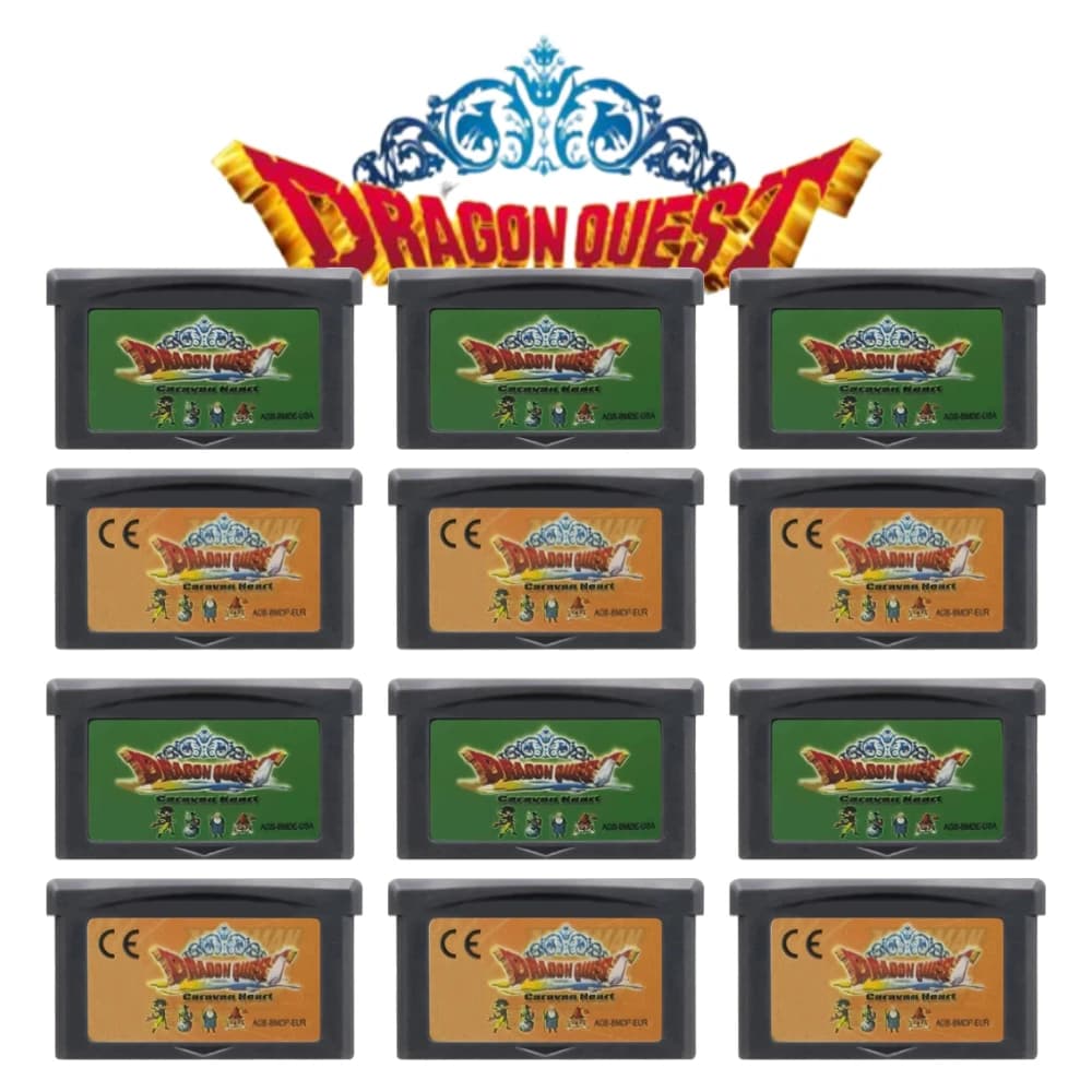 GBA Game 32-bit Video Game Card "Heart of The Dragon Quest Monsters Caravan" EUR/USA Version GBA/NDS