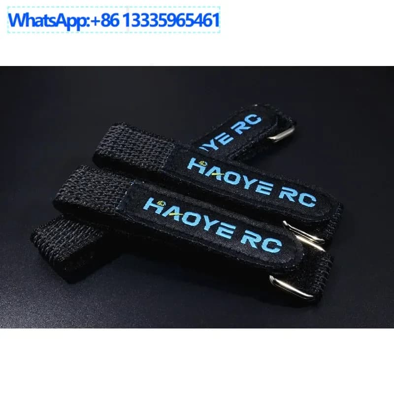 Accessori per aeromodelli da 10 pezzi HAOYE RC macchina per attraversare, fascette per batterie, cinghie antiscivolo, fascette magiche