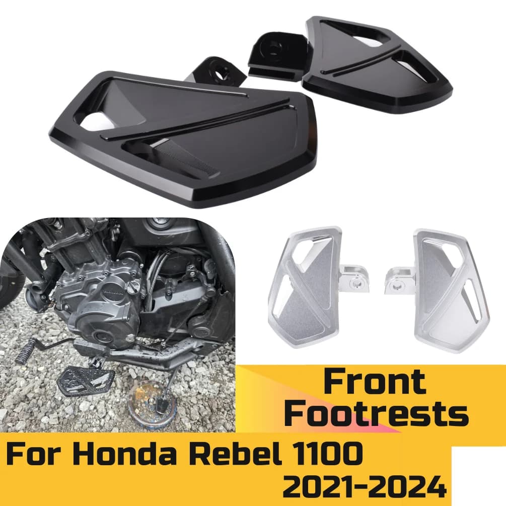 Pedane Anteriori Larghe CNC per Moto Honda Rebel CM CMX 1100 2021-2025 - Accessori CM1100 CMX1100