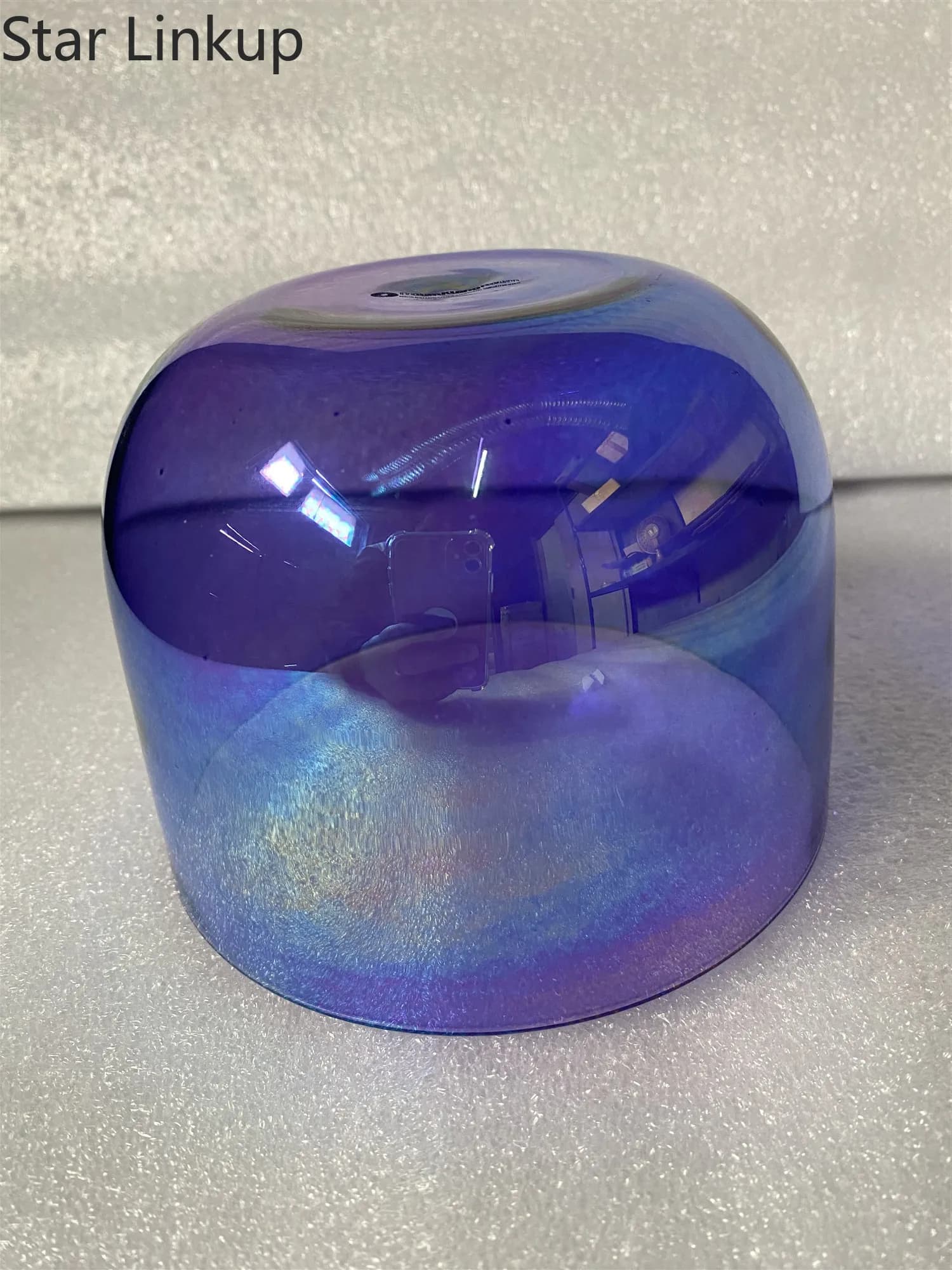 Star Linkup 432hz 3rd octave B note Crown or 4th octave C note Root chakra cosmic magic purple crystal singing bowl for sound healing.