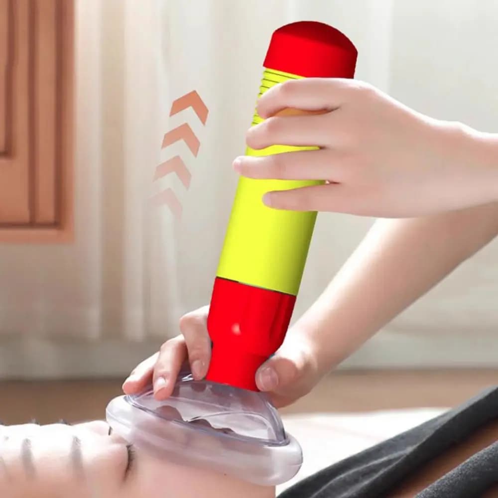 Dispositivo di Emergenza Anti-Soffocamento Facile da Usare, Dispositivo di Soccorso Portatile Anti-Soffocamento, Trainer Respiratori Pratici