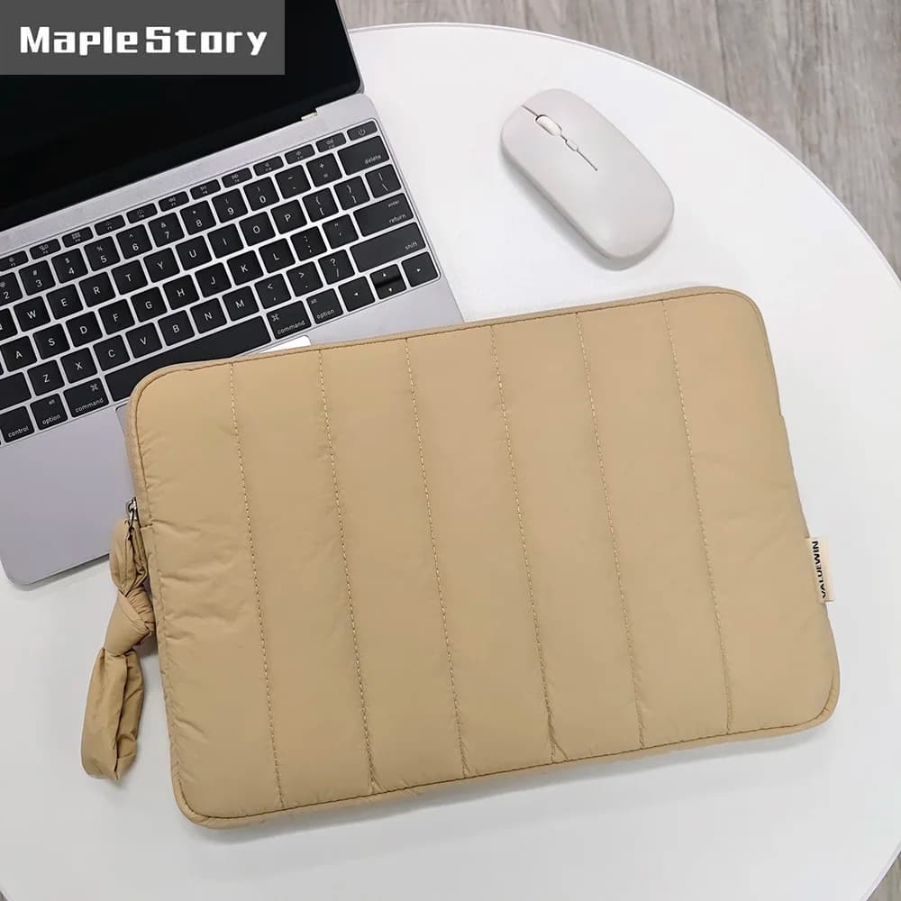 Custodia Morbida Imbottita per Laptop 13 Pollici 14 Pollici per MacBook Air 13.3 Pro Xiaomi Lenovo Dell Notebook, Custodia Morbida per iPad 11 Pollici