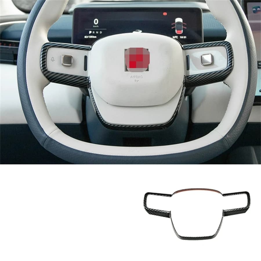 Volante dell'auto Telaio Porta Interruttore Pulsante Scatola Decorazione Copertura Trim Per Geely Zeekr X 2023 Accessori Interni