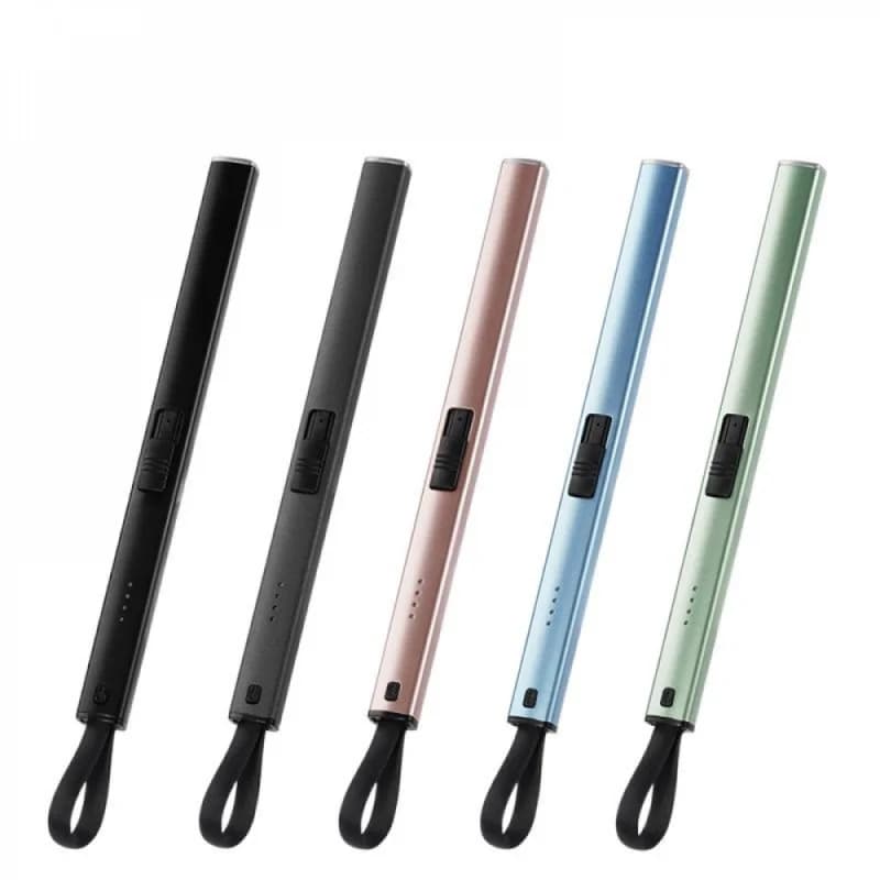 Portable Rechargeable Electric ARC Lighter Metal for Gas Stove BBQ Ignition Kitchen Candle Ideal for Outdoors Camping