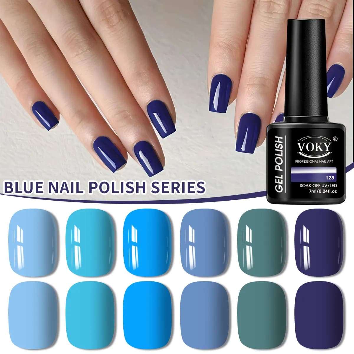 Smalto Gel Monodose Serie Autunno-Inverno | Gel Multicolore per Mani, Piedi e Unghie, Ideale per Manicure e Regali