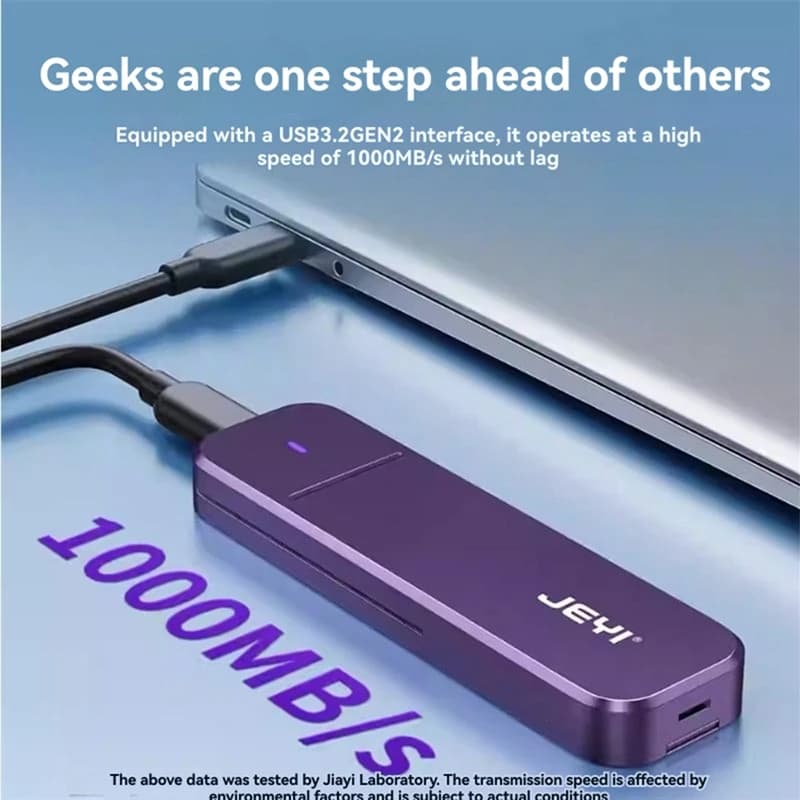 Custodia in alluminio SSD M.2 da 10 Gbps con supporto NVMe USB 3.2 Supporta SSD da 4 TB 2230/42/60/80 UASP+TRIM