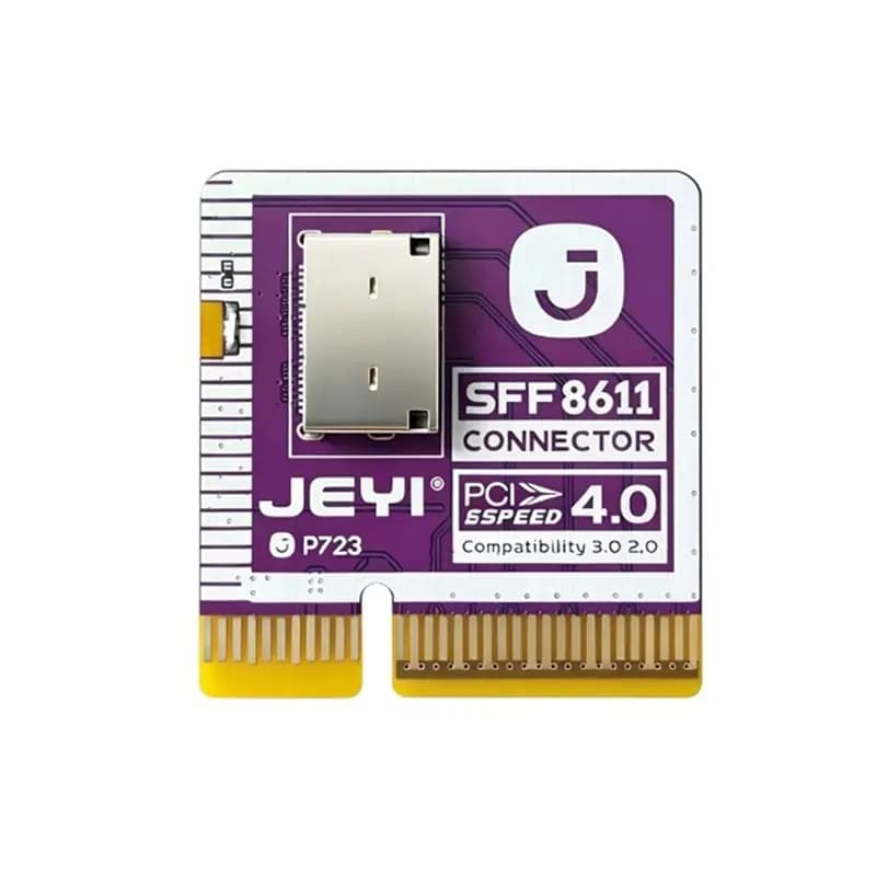 JEYI External Graphics Card Dock/SSD Expansion Adapter Pcie 4.0 To Oculink Adapter Card SFF8612 Interface