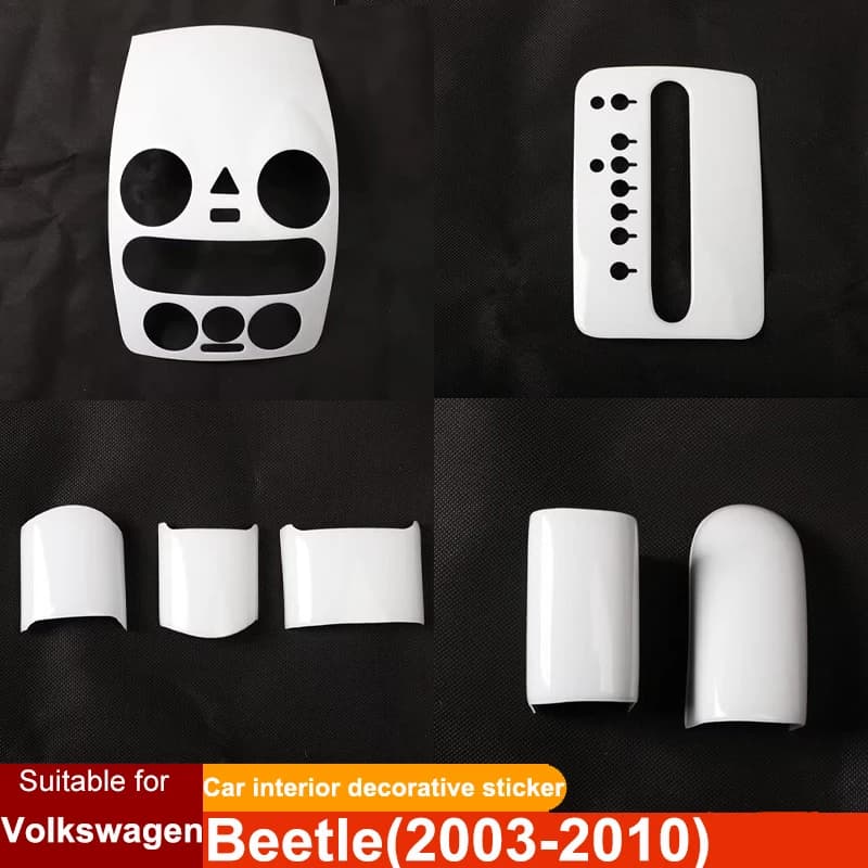 For Volkswagen Beetle Car Flyer Door Handle Cover Decoration Wall decal Plastic interior editing accessories