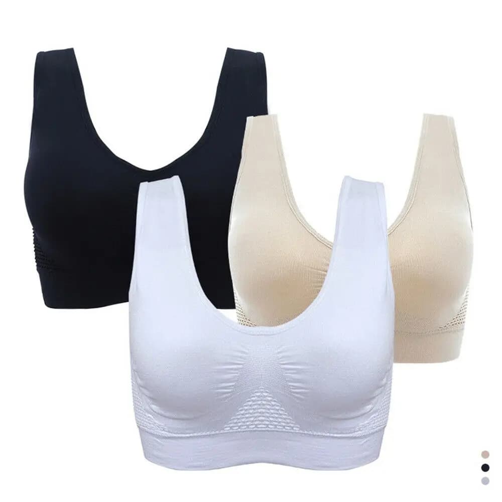 Fitness Gym Breathable With Pad Yoga Sports Wear Shockproof Underwear Sports Bra Push-Up Vest