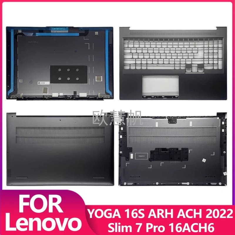Nuovo Coperchio Posteriore per Lenovo YOGA 16s ACH 2022 Slim 7 Pro 16ACH6 Serie Laptop LCD Cover Superiore Poggiapolsi Scocca Inferiore