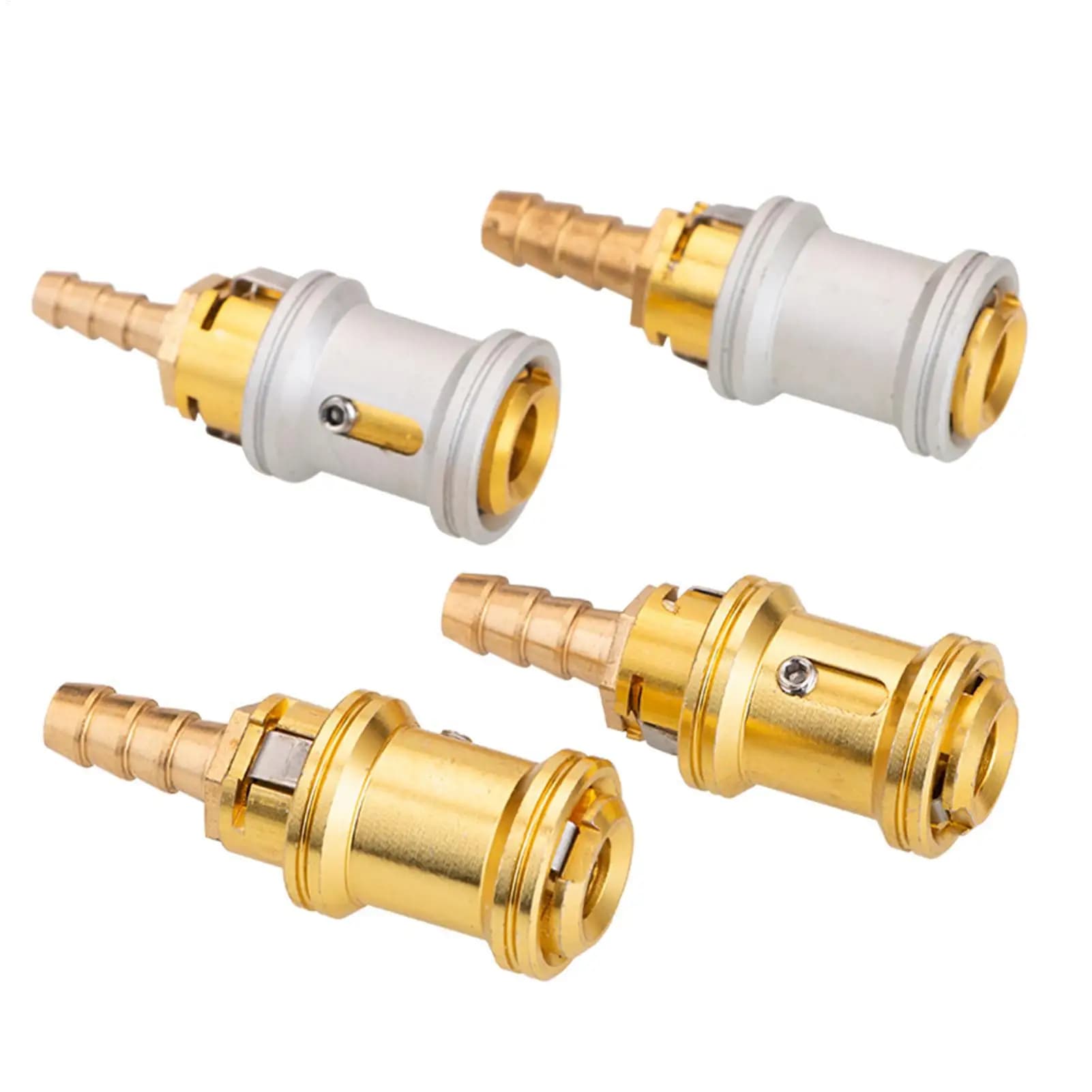 6.5/8mm Car Tire Valve Clip Solid Brass Nozzle Clamp Inflation Pump Adapter Air Chuck Inflator Quick Connector Tire Accessories