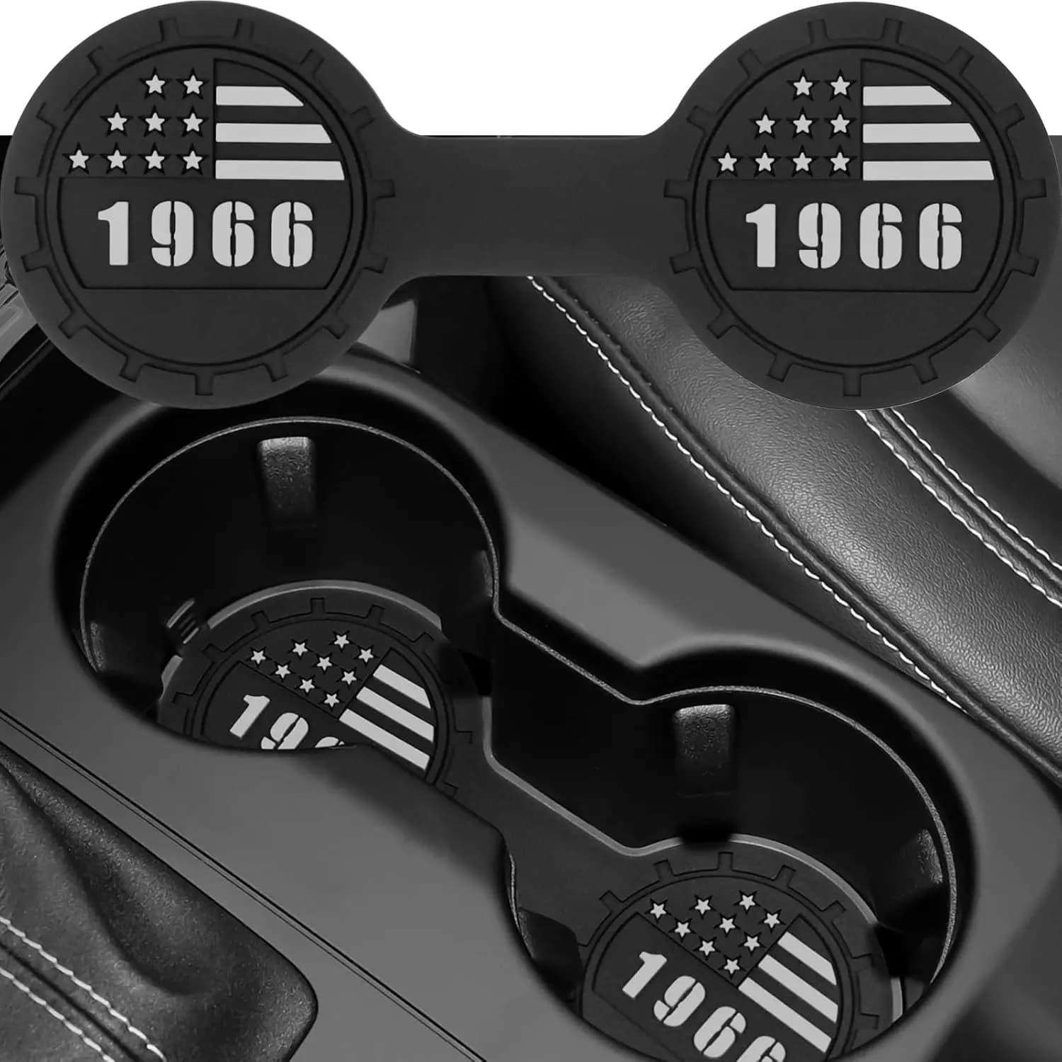Car Cup Holder Coaster for Ford Bronco Offroad 2021-2025 Silicone Car Coasters Cupholder Insert Water Bottle Holders Pads Mat Li