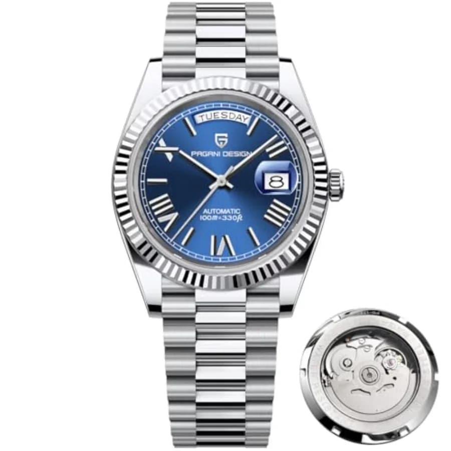 LACZ DENTON DD40 PD1783 Men's Watches Luxury Automatic Watch Men AR Sapphire Glass Mechanical Wristwatch Men 10Bar Japan Moveme