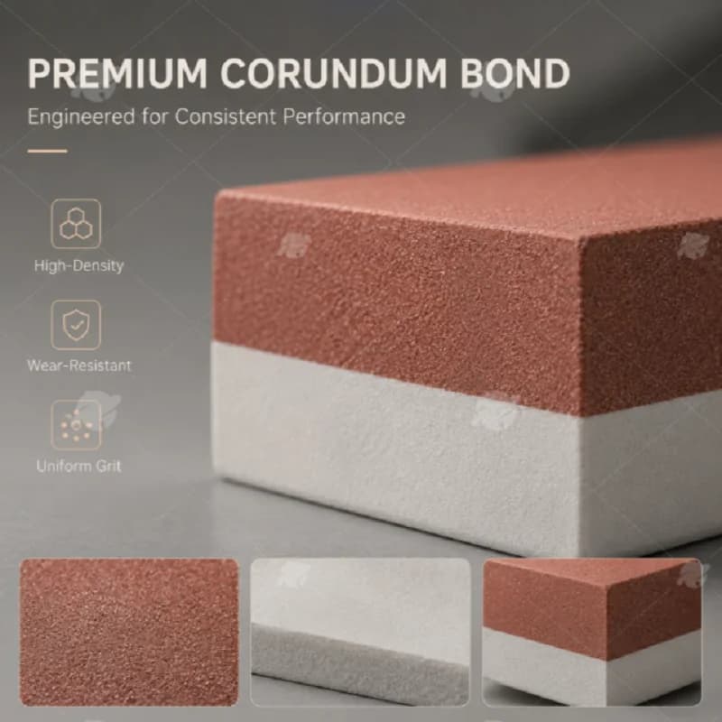 New Double-sided Sharpening Stone 2000 Coarse Grind 5000 Fine Polish Wear Resistant Oilstone Professional Kitchen Knife Whetston