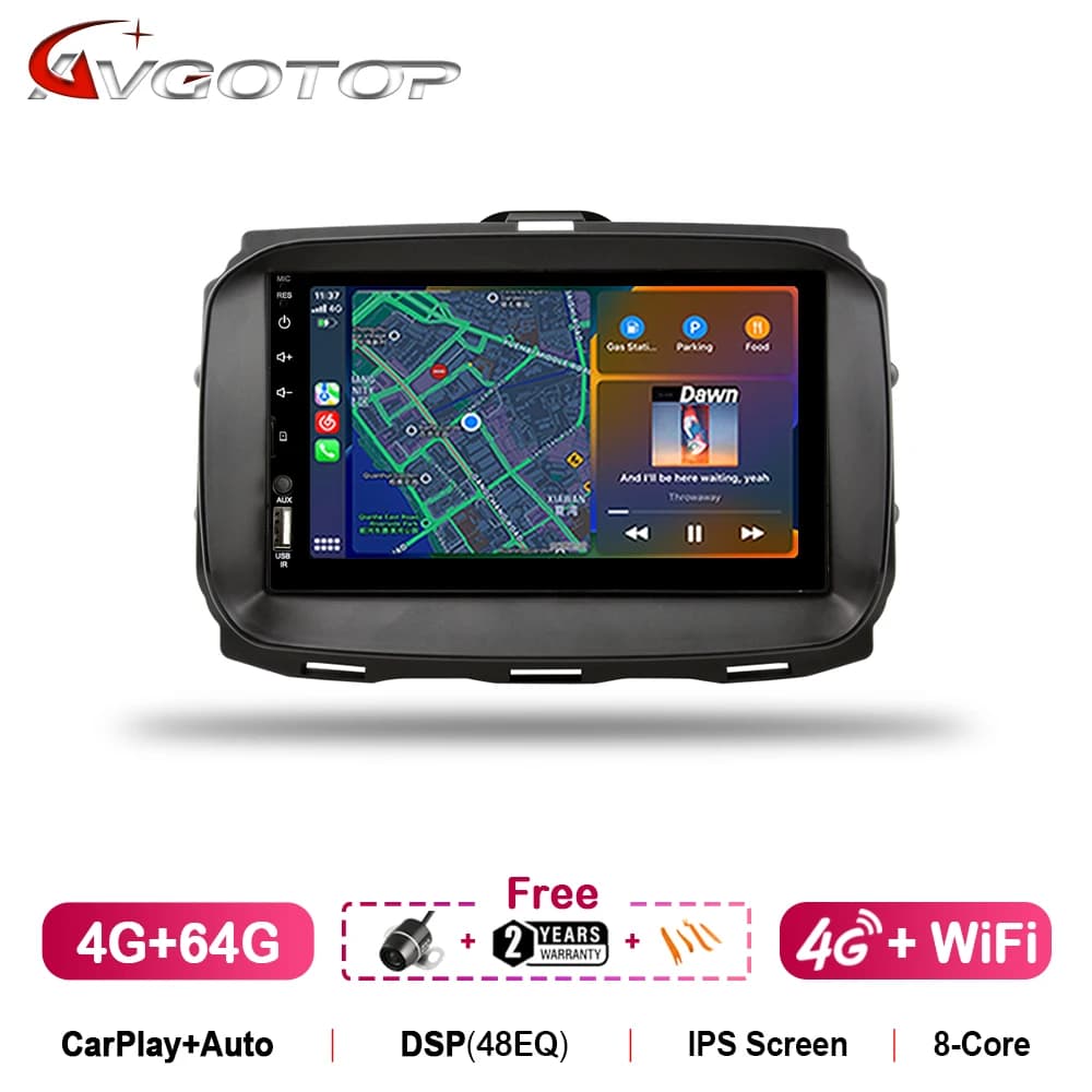 7 ''Android 14 autoradio per Alfa Romeo Giulietta Alfa Giulietta 2014-2019 Multimedia Stereo Carplay 4G Wifi GPS OEM Style UI