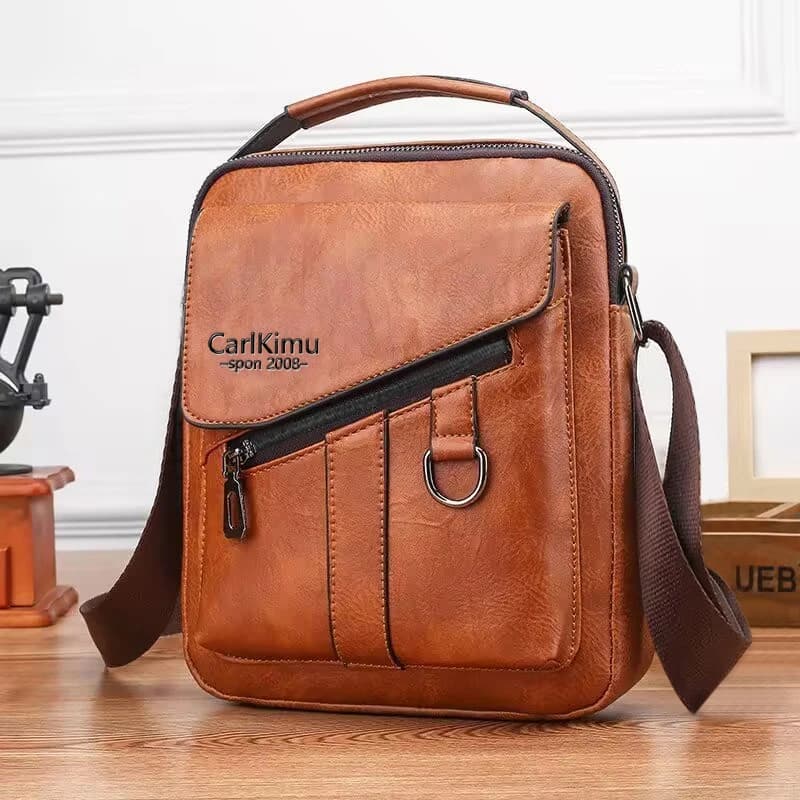 Borsa a tracolla sportiva classica multitasche Borsa a tracolla in nylon resistente all'acqua per uomo, per l'uso quotidiano e casual