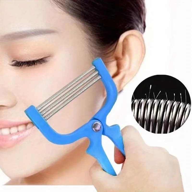 Epilatore viso per pelle liscia - Epilatore elastico per labbra e sopracciglia, Depilazione viso portatile Depilazione delicata per pelle liscia