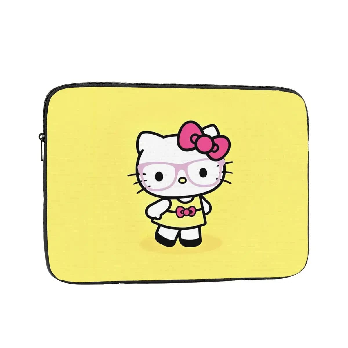 Custodia per borsa per notebook con cerniera Custodia per computer Pretty Hello Kitty 10 12 13 15 17 pollici Custodia antiurto