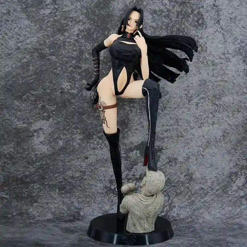 48cm Leather Statuette by Empress Boa Hancock, Desk Decoration, Fan Collection Action Figures