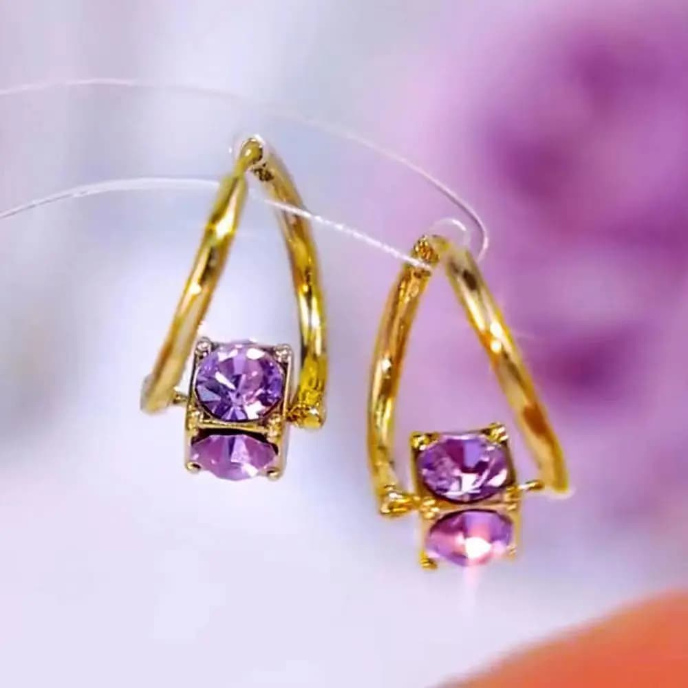 1 pair of earrings in germanium for magnetotherapy for linfhvitity luxury earrings for lymphatic magnetic therapy for women weight loss
