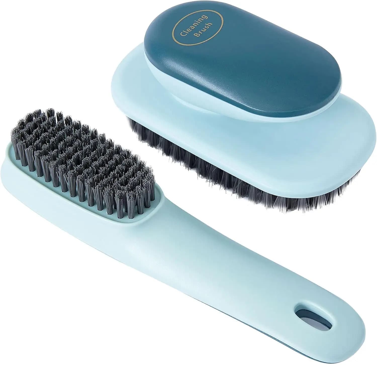 Laundry Shoe Cleaning Brush Scrub Brush 2 Pack,Ergonomic Grip for Stains,Household Clothes Bathroom Tiles