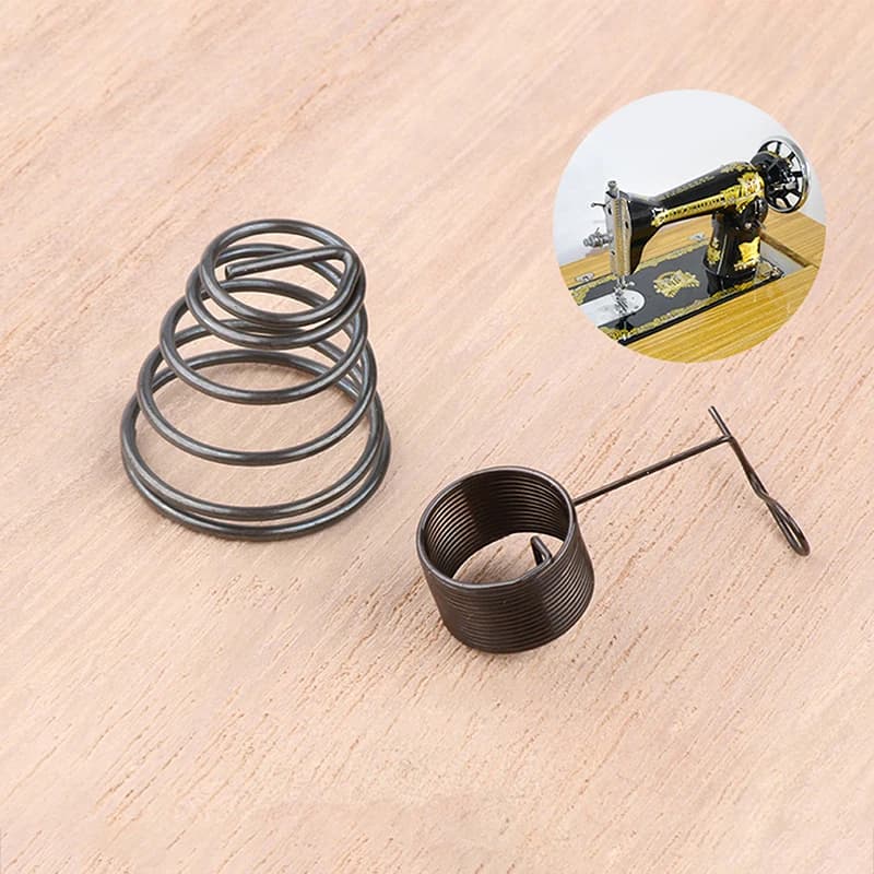 Set di 4 Molle di Tensione per Filo Superiore in Metallo per Macchine da Cucire Domestiche, Accessori per Punto Annodato a Ago Singolo