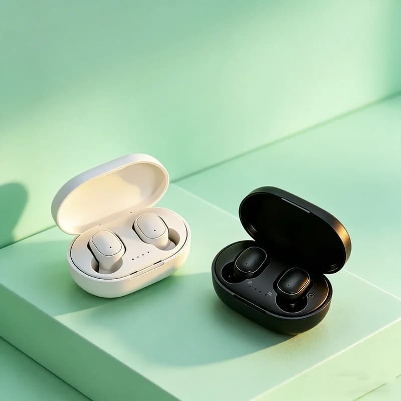 Cuffie Bluetooth Wireless A6S Originali con Microfono, Auricolari con Cancellazione del Rumore