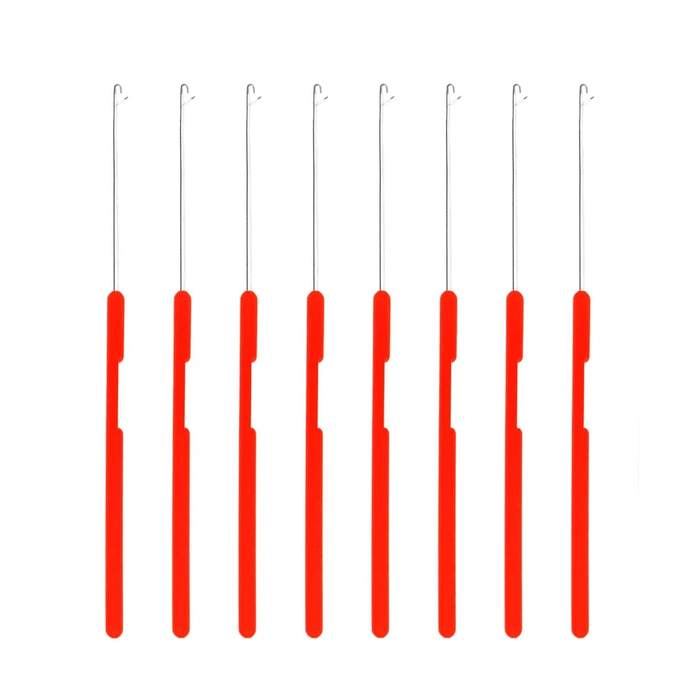 Small Plastic Knitting Hook Crochet Needles for Micro Braids Jumbo Twist Hair Weaving Dreadlock Latch - Hair Braiding Tool