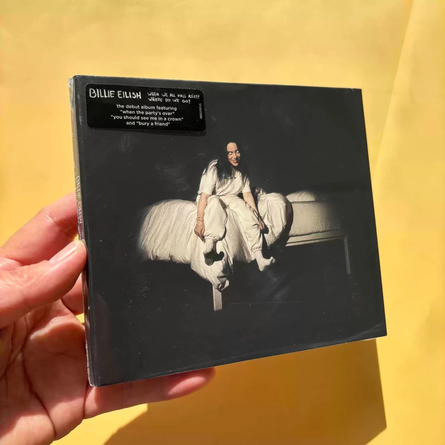 Billie Eilish "QUANDO TUTTI DORMIAMO, DOVE ANDIAMO?" CD di musica pop alternativa, album di debutto con singoli di successo, stile dark