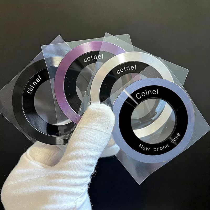 4 pezzi di anelli magnetici in metallo universali per cellulari, piastre magnetiche autoadesive per supporti di ricarica wireless per iPhone, Samsung, Xiaomi